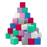 Pěnové kostky-sada 45 velkých pěnových kostek Pyramida uni