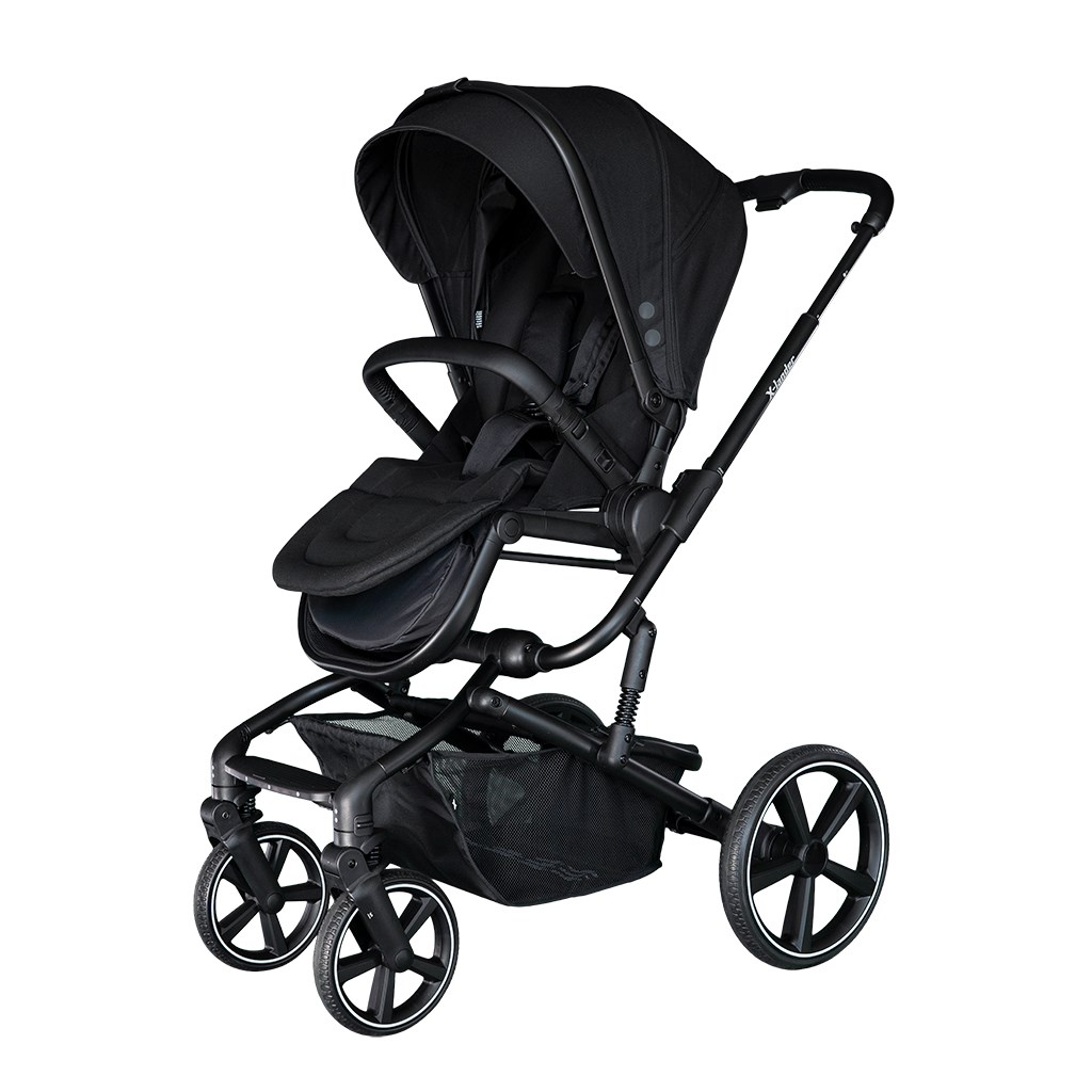 Kombinovaný kočárek s velkými koly 2v1 X-lander Cruiser 2.0 Cool Black 2025