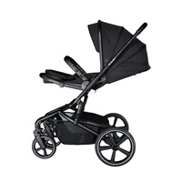 Kombinovaný kočárek s velkými koly 2v1 X-lander Cruiser 2.0 Cool Black 2025