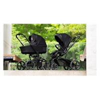 Kombinovaný kočárek s velkými koly 2v1 X-lander Cruiser 2.0 Cool Black 2025