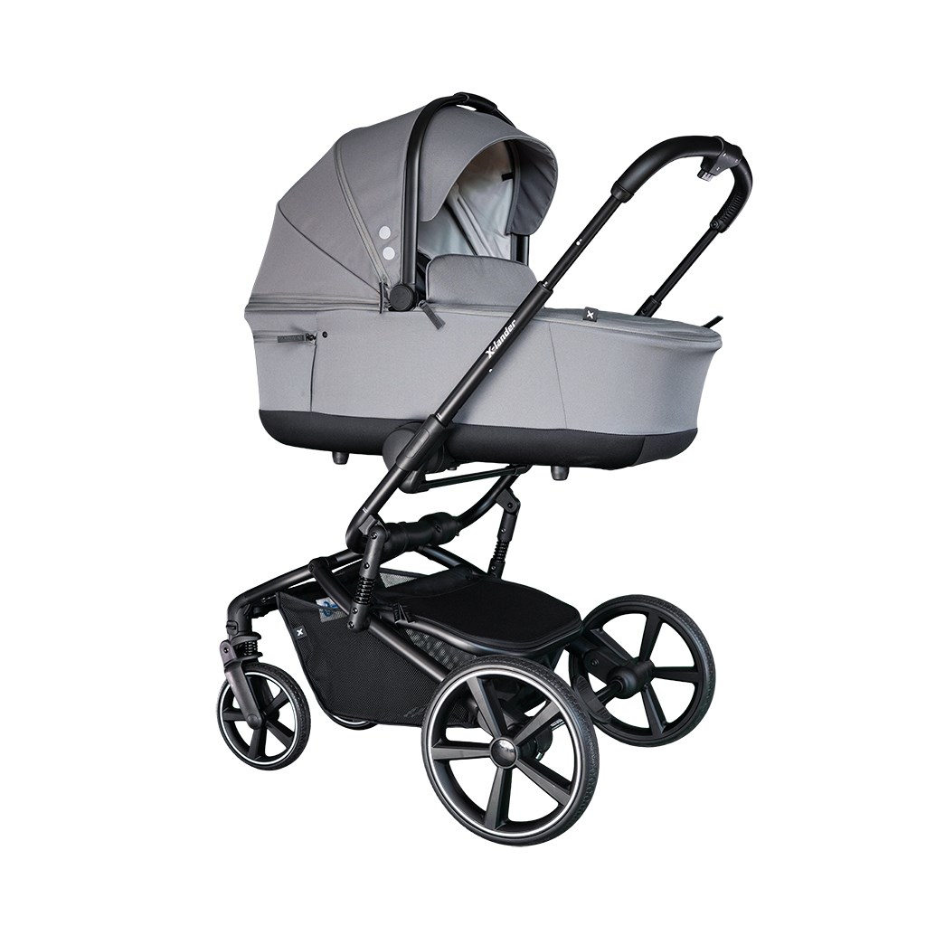 Kombinovaný kočárek s velkými koly 2 v 1 X-lander Cruiser 2.0 Cool Grey 2025