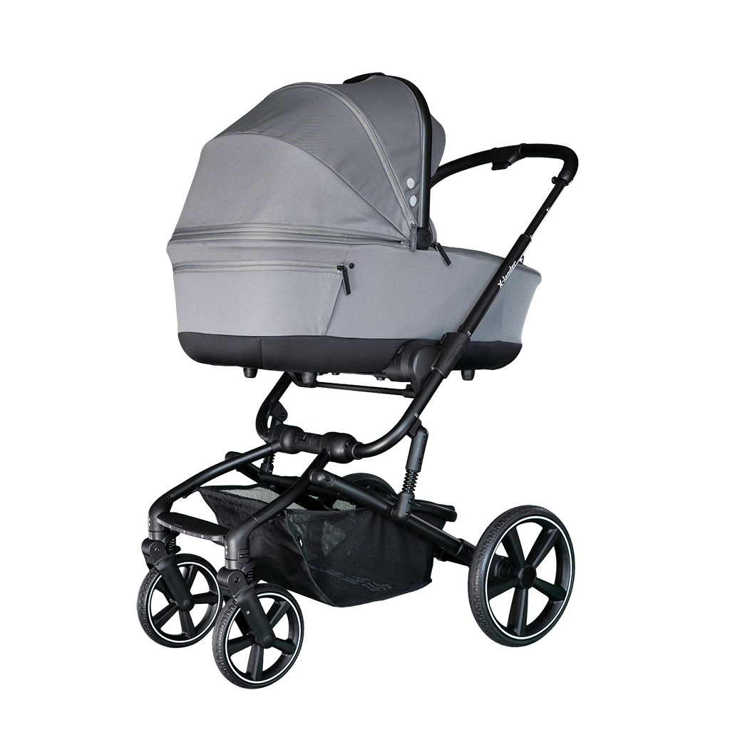 Kombinovaný kočárek s velkými koly 2 v 1 X-lander Cruiser 2.0 Cool Grey 2025