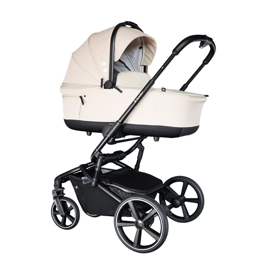 Kombinovaný kočárek k s velkými koly 2v1 X-lander Cruiser 2.0 Cool Beige 2025