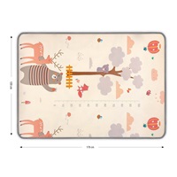 Oboustranná pěnová podložka Milly Mally Kinder Animals 178x120 cm