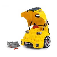 Realistický model přední části auta s otevírací kapotou Milly Mally N-GINE yellow