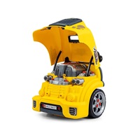 Realistický model přední části auta s otevírací kapotou Milly Mally N-GINE yellow