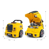 Realistický model přední části auta s otevírací kapotou Milly Mally N-GINE yellow