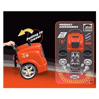 Realistický model přední části auta s otevírací kapotou Milly Mally N-GINE red