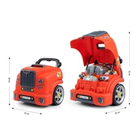 Realistický model přední části auta s otevírací kapotou Milly Mally N-GINE red