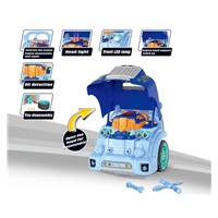 Realistický model přední části auta s otevírací kapotou Milly Mally N-GINE blue