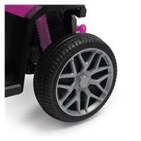 Dětské odrážedlo Baby Mix Mega Prime EVA s vodící tyčí růžové (poškozený obal)