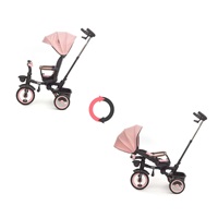 Luxusní dětská tříkolka s osvětlením Milly Mally Twinkle pink
