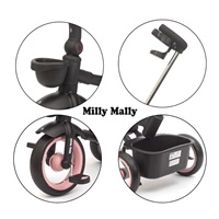 Luxusní dětská tříkolka s osvětlením Milly Mally Twinkle pink