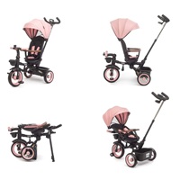 Luxusní dětská tříkolka s osvětlením Milly Mally Twinkle pink