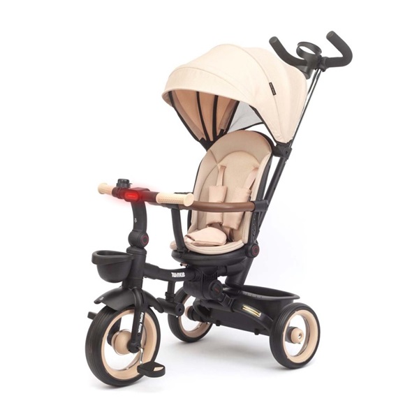 Luxusní dětská tříkolka s osvětlením Milly Mally Twinkle beige