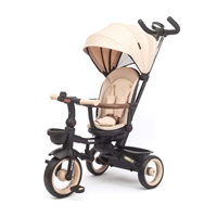 Luxusní dětská tříkolka s osvětlením Milly Mally Twinkle beige