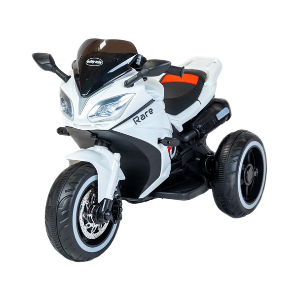 Dětská elektrická motorka Baby Mix Rare bílá (poškozený obal)