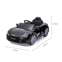 BAZÁREK Elektrické autíčko Milly Mally Audi R8 Spyder Black