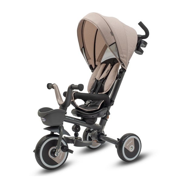 Dětská tříkolka Baby Mix 5v1 RELAX 365° béžová (Zánovní)