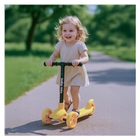 Dětská koloběžka Baby Mix Prime žlutá (poškozený obal)