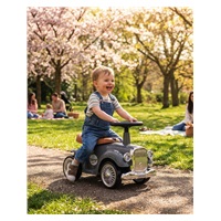 Dětské odrážedlo Baby Mix Retro šedé