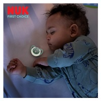 Dudlík NUK First Choice Night 0-6m 2 ks Hippo/Koala