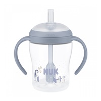 Kojenecká láhev NUK Perfect Match na učení s brčkem PENGUIN 150 ml