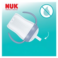Kojenecká láhev NUK Perfect Match na učení s brčkem PENGUIN 150 ml