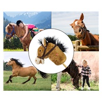 Hobby Horse se zvukem Milly Mally light brown