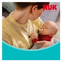 Dudlík NUK Perfect Match 0-6m 2 ks beige/red