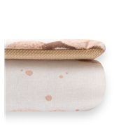 Oboustranný Set z Velvet do kočárku New Baby Love Teddy Bear beige