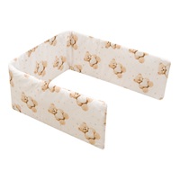 Mantinel do postýlky New Baby Love Teddy Bear beige