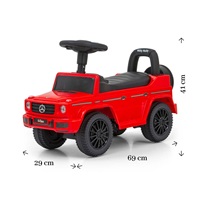 Odrážedlo MERCEDES G350d Milly Mally červené (Poškozený obal)