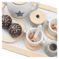 Dětský dřevěný čajový set Montessori Baby Mix (Poškozený obal)