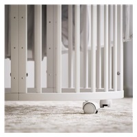 Dětská rostoucí postýlka 3v1 oválná + matrace New Baby bílá