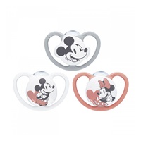 Dudlík NUK Perfect Match Air Disney Mickey Mouse 0-6 měsíců red