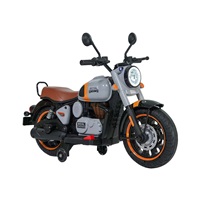 Dětská elektrická motorka Baby Mix Rider šedá