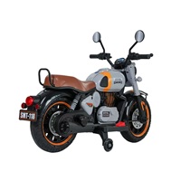 Dětská elektrická motorka Baby Mix Rider šedá