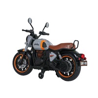 Dětská elektrická motorka Baby Mix Rider šedá