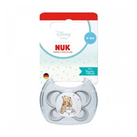 Dudlík NUK Perfect Match Air Disney Medvídek Pú 0-6 měsíců grey