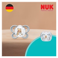 Dudlík NUK Perfect Match Air Disney Medvídek Pú 0-6 měsíců grey