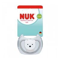 Dudlík NUK Perfect Match Air POLAR BEAR 6-18m 1ks box