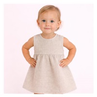 Kojenecké mušelínové šaty New Baby Ella linen
