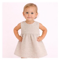 Kojenecké mušelínové šaty New Baby Ella linen
