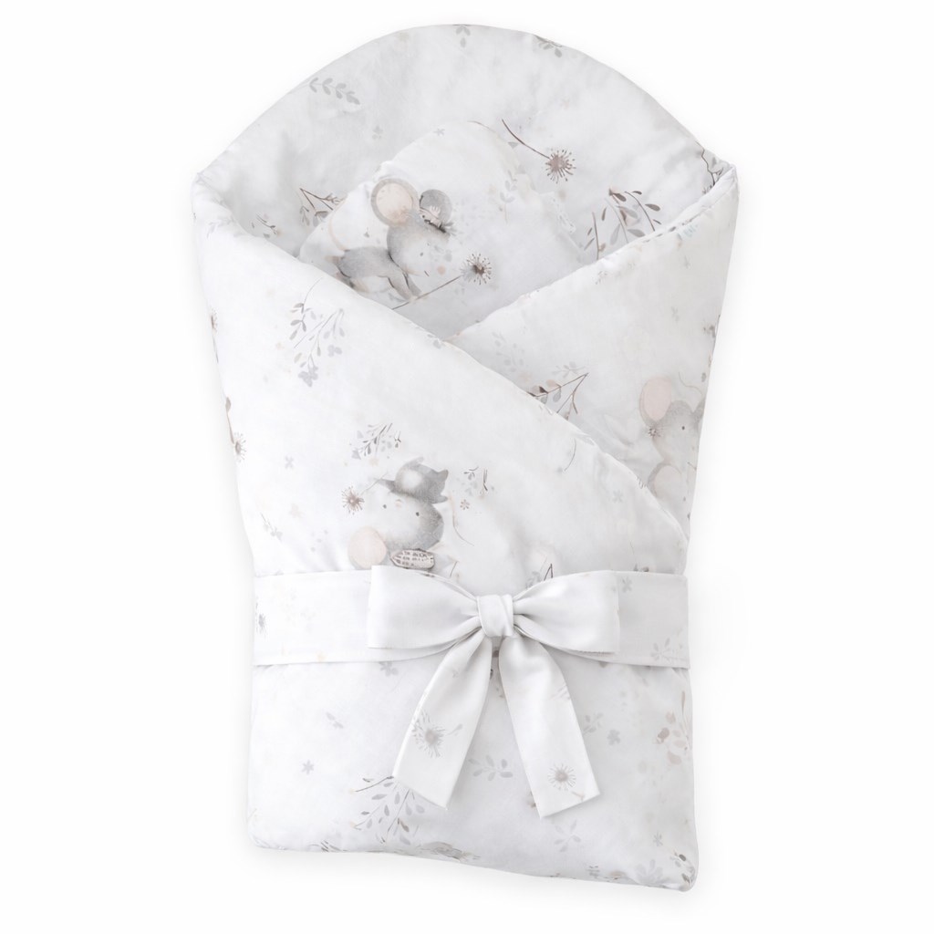 Dětská zavinovačka New Baby Cute mouse 80×80 cm