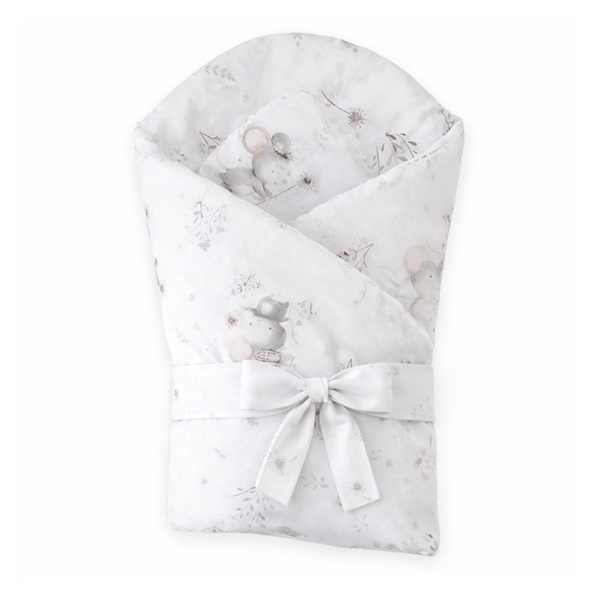 Dětská zavinovačka New Baby Cute mouse 80x80 cm