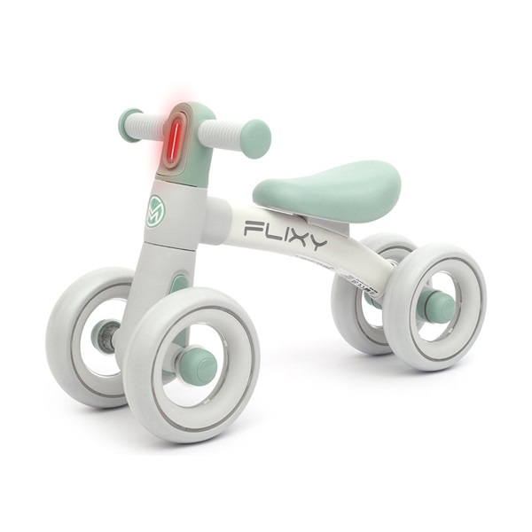 Dětské odrážedlo s LED světlem Milly Mally FLIXY mint