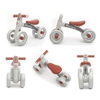 Dětské odrážedlo s LED světlem Milly Mally FLIXY grey