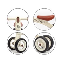 Dětské odrážedlo s LED světlem Milly Mally FLIXY cream