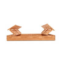 Dětské dřevěné pískoviště s poklopem a lavičkami Baby Mix 180x180 cm